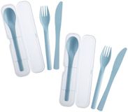 Westmark 2 Besteksets, elk 3-delig, blauw