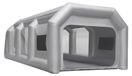 StarTech Opblaasbare spuitcabine - Draagbare spuitcabine tent, 4x2,5x2,2 m - Koolstofvezel filter - Geschikt voor auto's en motorfietsen - Oxford/PVC - Grijs