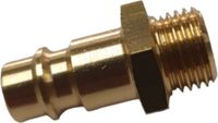 K&W Metabo Luchtsteeknippel euro met 3/8” uitwendige schroefdraad messing