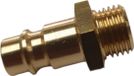 K&W Metabo Luchtsteeknippel euro met 3/8” uitwendige schroefdraad messing