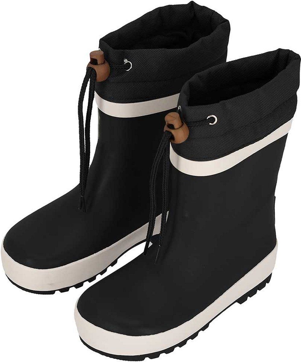 XQ Footwear XQ Regenlaarzen Kinderen Zwart Maat 33/34 - Unisex - Fleece voering