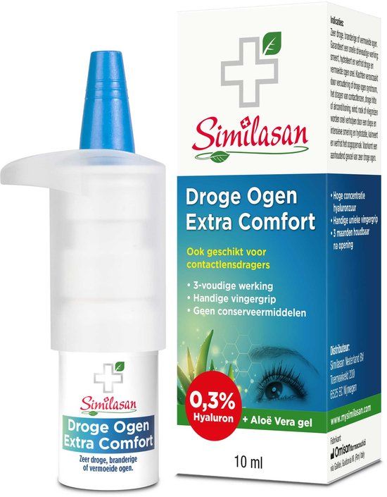 Similasan Droge Ogen Extra Comfort Oogdruppels 10 ml - Geschikt voor contactlenzen