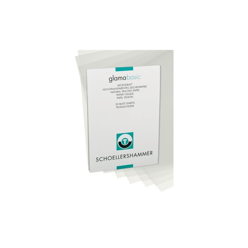 Schoellershammer Glama Basic 883 Tekenpapier papier A3 glad 82 g/m² 297 x 420 mm Transparant 50 vellen