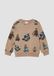 s.Oliver Sweatshirt blauw / bruin / mokka / zwart