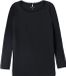 NAME IT NMFKAB LS TOP NOOS Fille Manches longues chemise 116 Noir