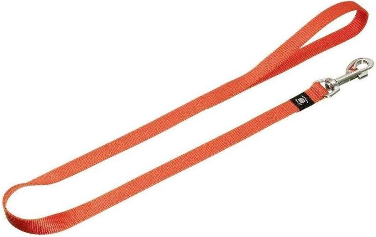 FLAMINGO Art sportiv plus - Hondenriem - Looplijn - Oranje - 100CM x 20MM