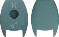 kwmobile Mercedes Benz 2-knops autosleutel hoesje (Keyless Go) - TPU hoes - Arctische nacht