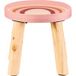 LIVARNO HOME Tabouret enfant avec rangement, pieds en bois (pieds en bois - arc-en-ciel)