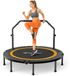 Trampoline trampoline de fitness trampoline mini - 102 cm - Pliable - Cadre en acier - 150 kg