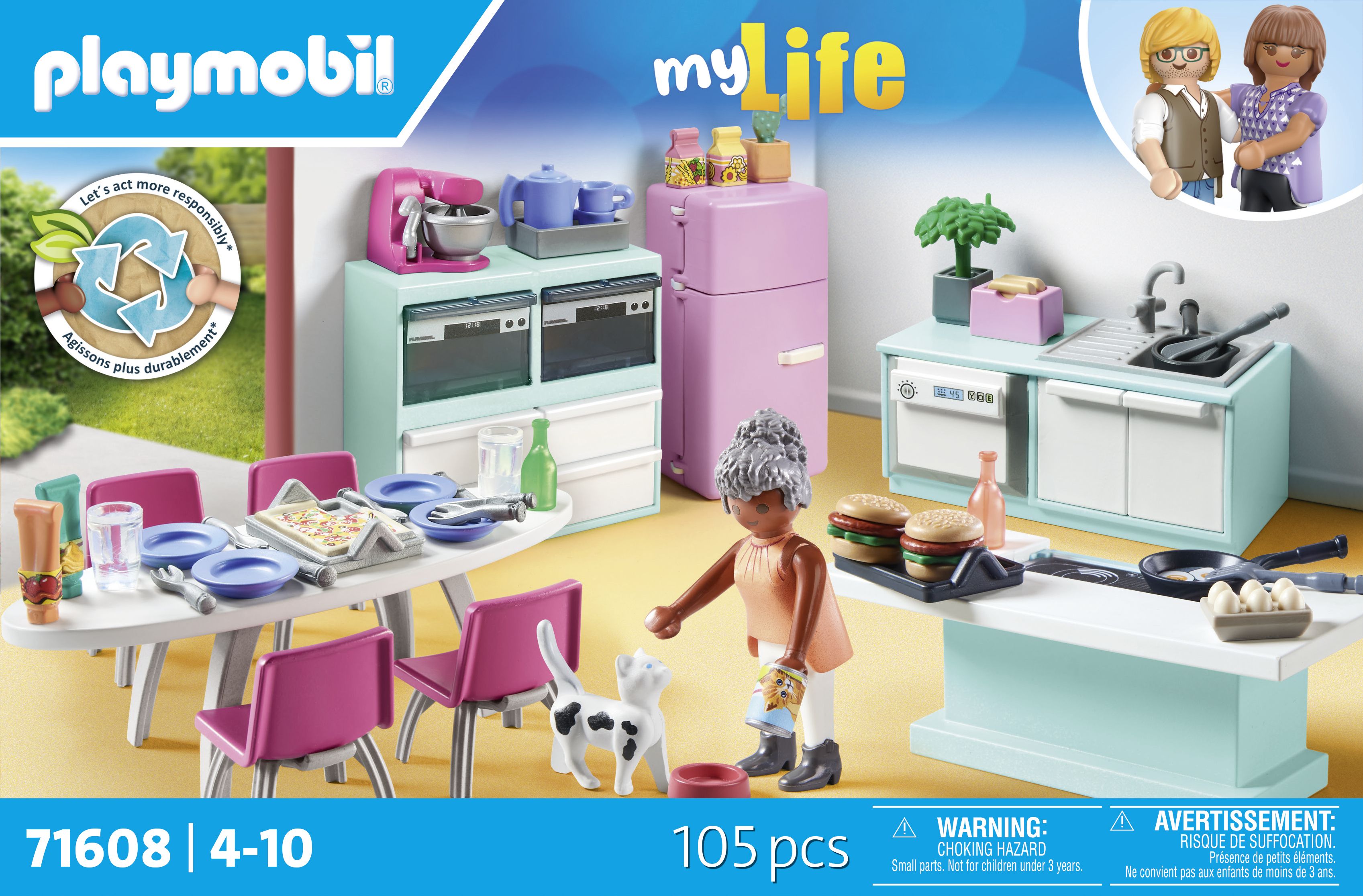 PLAYMOBIL My Life Keuken met eethoek - 71608