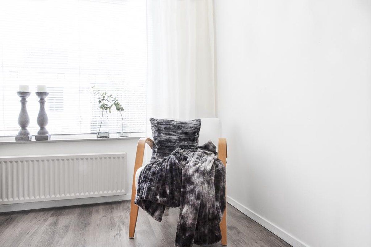 Heckett & Lane HnL Living Grove - Kussenhoes - 45 x 45 - Zwart