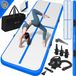KESSER® Gymnastiekmat Opblaasbare Airtrack Fitnessmat Blauw / 5M