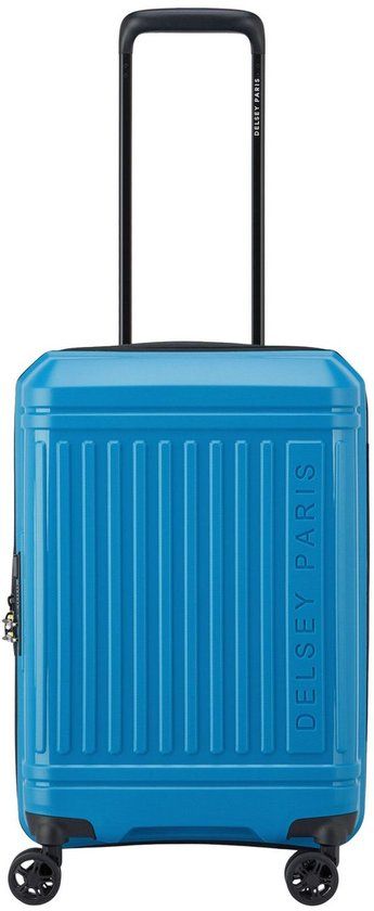 Delsey Lutece Cabin Trolley 55 Expandable peacock blue