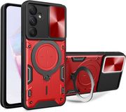 Techsuit Hoesje geschikt voor Samsung Galaxy A36 - CamGuard Pro Back Cover - Rood