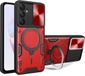 Techsuit Hoesje geschikt voor Samsung Galaxy A36 - CamGuard Pro Back Cover - Rood
