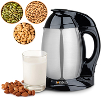 Tribest SB-130-B SOYABella Melkmachine - 1.3L - Zwart - RVS