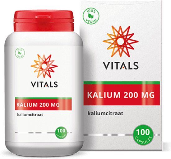 Vitals Kalium 200mg - 100 Capsules