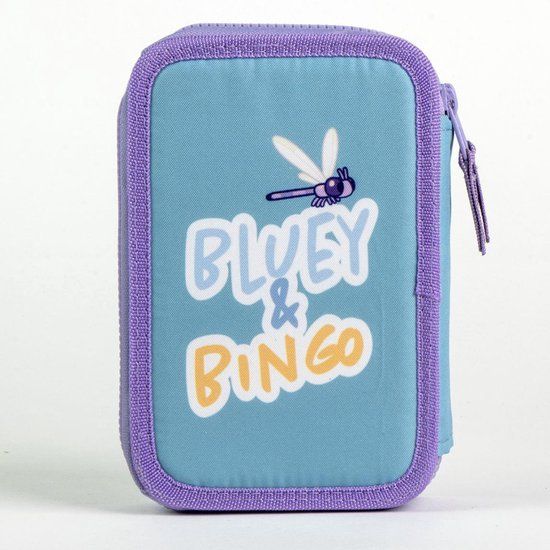 Bluey 2-lags etui met Bluey accessoires