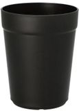 PAPSTAR Circulware deksel voor herbruikbare drinkbekers, zwart, 80 mm, 24 stuks