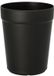 PAPSTAR Circulware deksel voor herbruikbare drinkbekers, zwart, 80 mm, 24 stuks