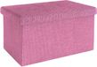 Intirilife Opvouwbare bank 49x30x30 cm in Kirschblüten Pink