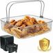Panier en acier inoxydable pour friteuse à air chaud