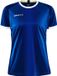 Craft Progress 2.0 Graphic Shirt Korte Mouw Dames - Royal / Wit | Maat: S