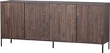 WOOOD Exclusive Dressoir New Gravure - Essen - Espresso - 85x200x44