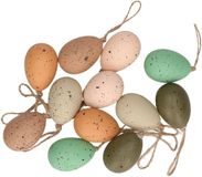 Decoris Paaseieren - 12 stuks - 9 cm - Kunststof - Multicolor