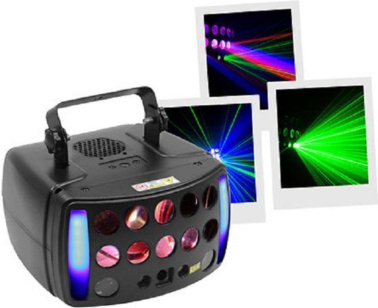 BoomTone DJ STARLIGHT-LZR Laser en Stroboscoop Lichteffect