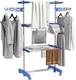 Étagère à linge verticale avec 3 niveaux
