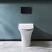 Hudson Reed Marbury Cuvette WC à poser ronde - Avec abattant à fermeture douce - Design moderne