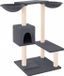 vidaXL Meuble pour chat avec poteaux à gratter 82 cm gris foncé