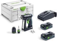 Festool C 18 HPC 4,0 I-Plus Accuschroefboormachine | 18V 4.0Ah Li-ion