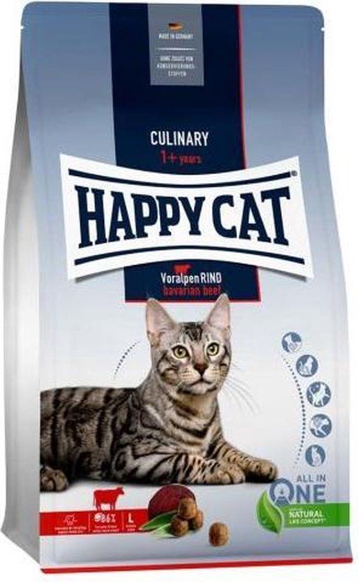 Happy Cat Volwassen Voralpen-Rind Alpine Rundvoer Voor Katten | 300g