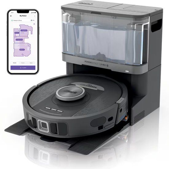 Shark PowerDetect NeverTouch Pro - 2-in-1 Robotstofzuiger en Mop - RV2800YEEU