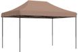 vidaXL Partytent 279 x 410 x 315 cm Bruin Oxford Stof