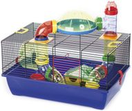 Beeztees Labyrint Hamsterkooi - Zwart/Blauw - 50x28 cm