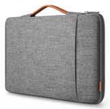 CLORD Inateck 14 inch Laptoptas, Lichtgrijs, Polyester