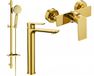 Mexen Alfa DQ40 set de douche, or
