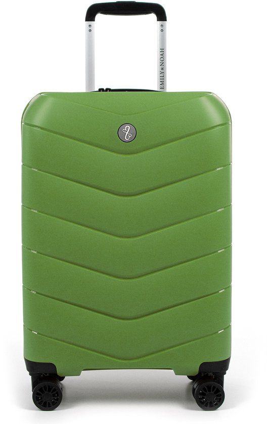 EMILY & NOAH Trolley E&N Travelbestie Werner (70400) - Dames Koffer - groen