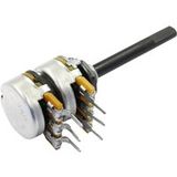 OMEG PC2G16BU CEP F22 F:35 A100K Potentiomètre rotatif stéréo 0.25 W 100 kΩ 1 pc(s) Pièce