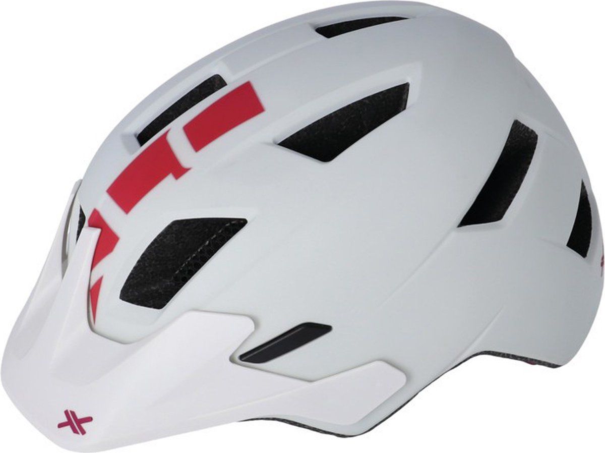 XLC Fietshelm MTB - BH-C30 - Wit/Rood - L/XL