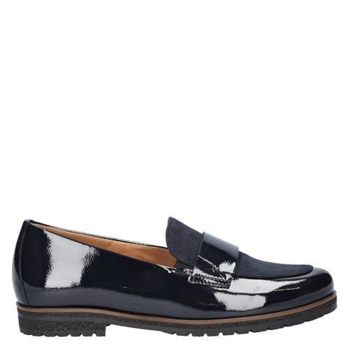 Gabor Dark Blue Patent Loafers