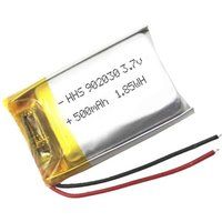 YUNIQUE NEDERLAND 1 stuks oplaadbare Lipo batterij 902030 (3,7 V, 500 mAh Lipo) voor laptop video MP3 MP4 LED-licht GPS