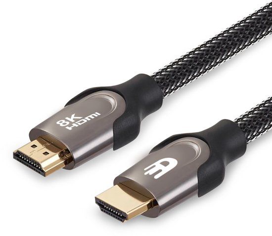 Drivv. Premium HDMI Kabel 2.1 - 3 Meter - Grijs