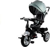 Viking Choice Driewieler - met duwstang en zonnekap - zilver