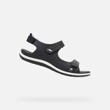 GEOX SANDAL VEGA DAMES Sandalen - ZWART - Maat 40