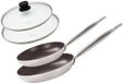 Fackelmann Bistro Line Elo Set van 2 pannen 24 en 32 cm keramisch zonder PFAS en 2 deksels