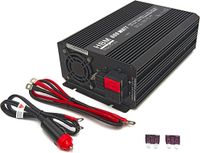 Merkloos / Sans marque HBM Machines B.V. Professionele 12 Volt – 230 Volt Zuivere Sinus Spanningsomvormer 600 Watt